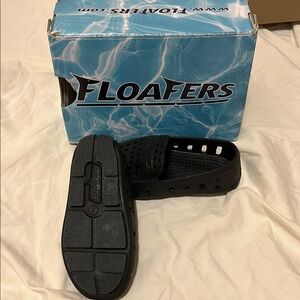 Floafer Kids Black Slip-On Shoes